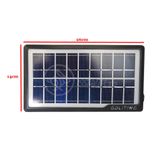 Kit Lanterna Placa Solar Carregador Portatil Painel Camping