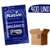 Açucar Em Sache Organico Native Demerara 5g - 400 Sachês