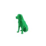 Golden Retriever Geometrico Low Poly Decoração 3d