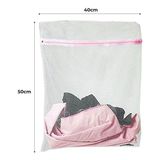 20 Sacos Protetor Para Lavar Roupa Delicada De Bebê 40x50