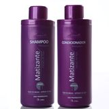 Kit Shampoo e Condicionador Extrato de Açai Aramath Profissional 1L