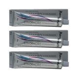 Kit 03 Tinta Coloração em Creme Vinho Marsala Nº 66.26 Mairibel/Hidraty 60g