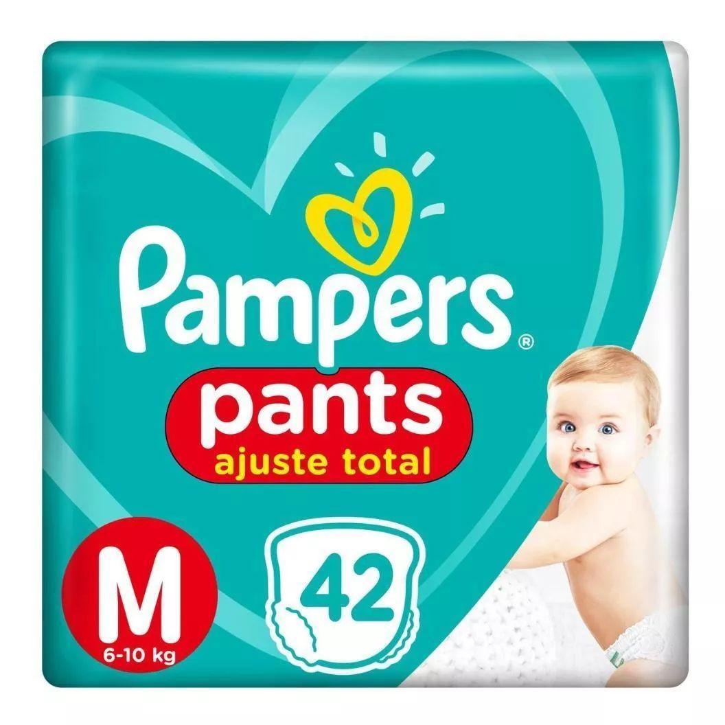 Fralda Descartável Pampers Pants Mega M 42un De 6 A 10 Kg