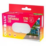 Luminária Ourolux Tartaruga Led Oval 12w Ip65 6500k - Luz Br