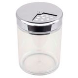 Queijeira Com Tampa Forma Em Vidro E Inox 160 Ml