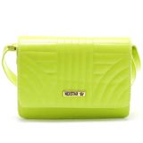Bolsa Feminina Transversal Com Fecho Em Zíper Verde