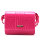 Bolsa Feminina Transversal Com Fecho Em Zíper Pink