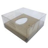 20 Caixas Para Ovo De Colher 50g, Em Acetato, Páscoa, Kraft