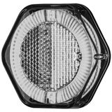 Lanterna Lateral Led Cristal 12/24v C/guia De Luz P/caminhão