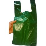 Sacolas Plásticas Recicladas Verdes Reforçadas 3kg 40x50 M