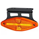 Lanterna Lateral Led Amarela Para Caminhões 12v/ 24v