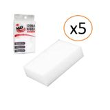 Esponja Mágica Melamina Tira Manchas Kit 5 Unidades