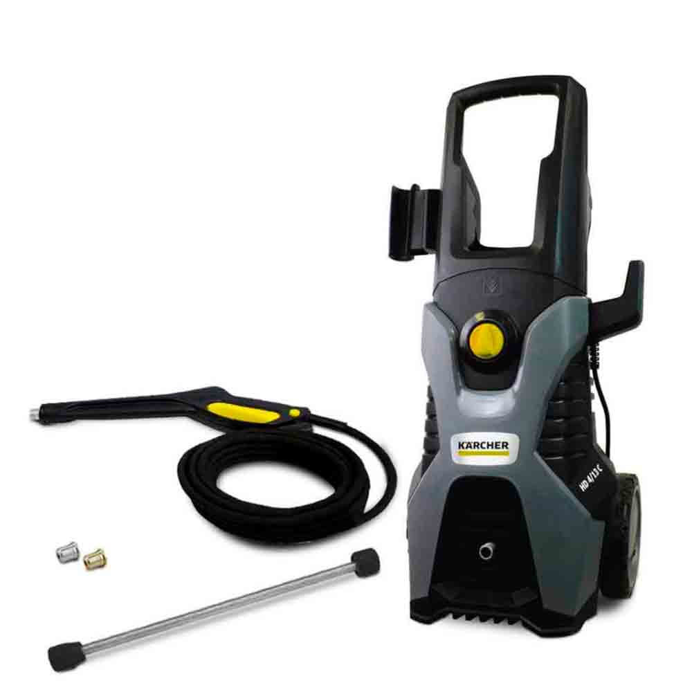 Lavadora De Alta Pressão Karcher Hd 4/13 C 1900psi Com Rodas, Aplicador De Detergente E Mangueira De 7,5 Metros