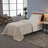 Kit Coberdrom Solteiro 1 Peça Sherpa Pele Carneiro Soft