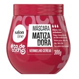 Salon Line Todecacho Máscara Matizadora Vermelho Cereja300g