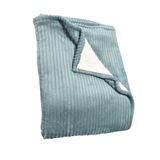 Cobertor Casal Verde Dyuri Com Sherpa 1,80x2,20