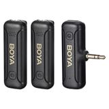 Microfone Boya By-wm3t2-m2 Lapela Sem Fio Wireless Plug P2