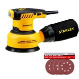 Kit Lixadeira Roto Orbital 5 300w Stanley Ss30-b2 220v + Kit