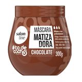 Salon Line Todecacho Máscara Matizadora Chocolate 300g