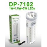 Luminária Luz De Emergência Lanterna Led Recarregável Dp7102