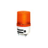 Sinaleiro Rotativo 100mm Led Laranja 24v Buzzer - Metaltex