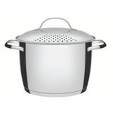 Espagueteira Allegra 22 Cm 5,5 L Em Aço Inox Fundo Triplo