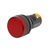 Sinaleiro Led Iluminado 22mm 24v Vermelho Modelo L20