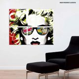 Conjunto de 4 Telas Decorativas em Canvas Marilyn Style Único