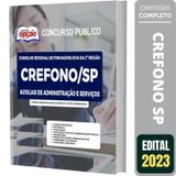 Apostila Crefono Sp - Auxiliar De Administração E Serviços