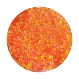 Miçanga Craquelada 8mm Tie Dye Rosa E Laranja Com 100 Peças
