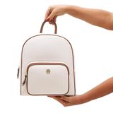 Mochila Mariart 6601 De Couro Bovino Legítimo Com Zíper