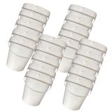 Balde P Papinha De Vidro 3.6l Alça Plast 10 Pcs