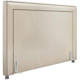 Cabeceira Cama Box Casal King 195cm P05 Berlim Corino Branco