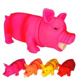 Brinquedo Cães Porco Vinil Com Barulho Sonoro - Colorido