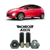 Par Kit Amortecedor Dianteiro Axios Fiesta Hatch 2011 A 2012