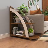 Mesa de Apoio Andes Artely Cedro/off White