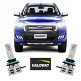 Par Lâmpada Led Farol Baixo Ranger 2017/2019 6500k Haloway
