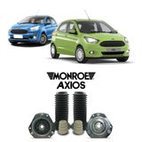 Par Kit Amortecedor Dianteiro Axios Ford Novo Ka 2014 A 2021