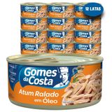 Atum Ralado Em Óleo Gomes Da Costa 170g (12 Latas)