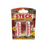 Pilha Steck Alcalina Aaa 2pcs Blister