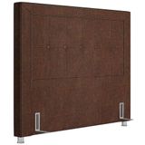 Cabeceira Cama Box Casal 140cm P05 Atenas Corino Marrom