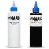Tinta Dynamic Triple White + Triple Black 240ml Original Usa