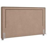 Cabeceira Cama Box Casal Queen 160cm P05 Berlim Veludo Bege