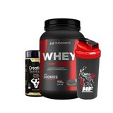 Whey Protein Cookies + Creatina 3g 120caps Pura + Coq