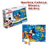 Brinquedo Quebra Cabeça Mickey Ou Minnie Disney - Xalingo