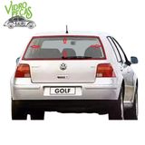 Borracha Vidro Traseiro Vigia Golf 2000 Em Diante