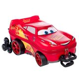 Mochila 3d De Rodinhas Infantil Cars Mcqueen Vermelha