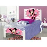Cama Solteiro Infantil Minie Branco