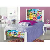 Cama Solteiro Infantil Princesas Colchão Branco