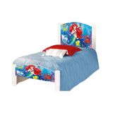 Cama Solteiro Infantil Pequena Sereia Branco
